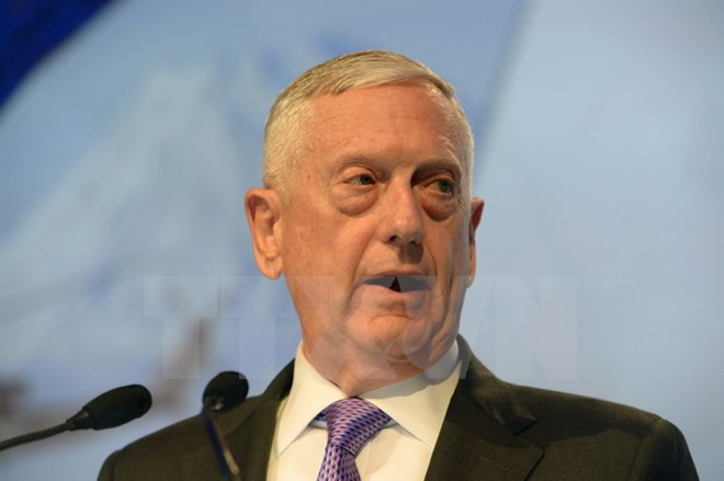 Bộ trưởng Quốc phòng Mỹ Jim Mattis.