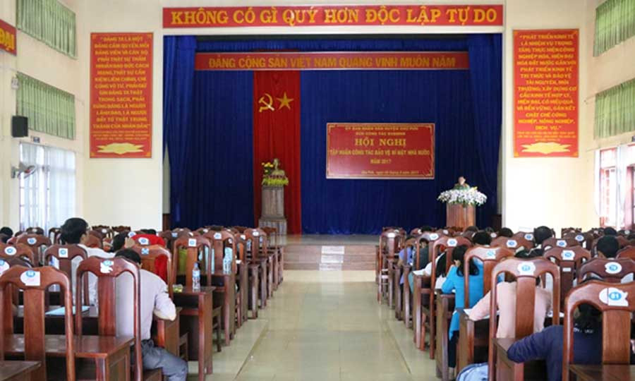  Tập huấn công tác bảo vệ bí mật Nhà nước. Ảnh: Lê Trang