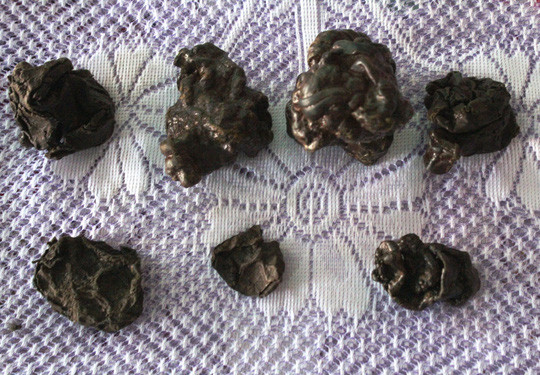 7 hòn "dương bảo" với các hình thù khác nhau 7 hòn