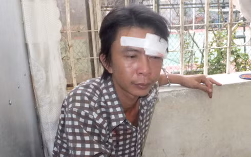 Đối tượng Đặng Thanh Dũng tại cơ quan Công an.