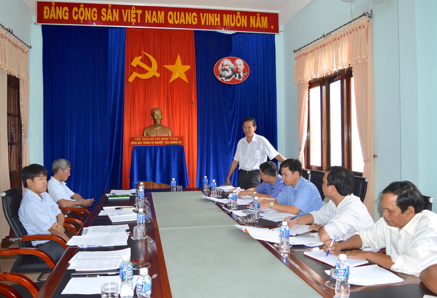 Quang cảnh buổi kiểm tra. Ảnh: Hồng Thi