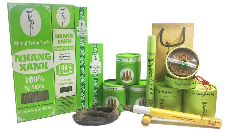 Nguyễn Văn Thiện làm giàu từ nhang trầm sạch.