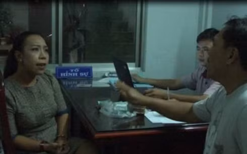 Bị can Phạm Lê Hoàng Uyển tại cơ quan điều tra.