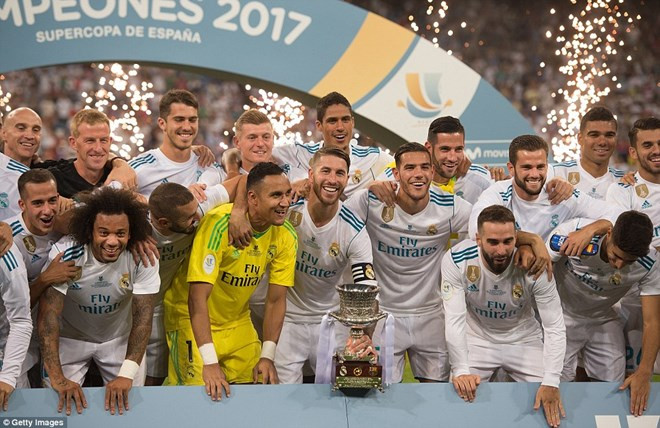 Real Madrid giành Siêu cúp Tây Ban Nha. Real Madrid giành Siêu cúp Tây Ban Nha.