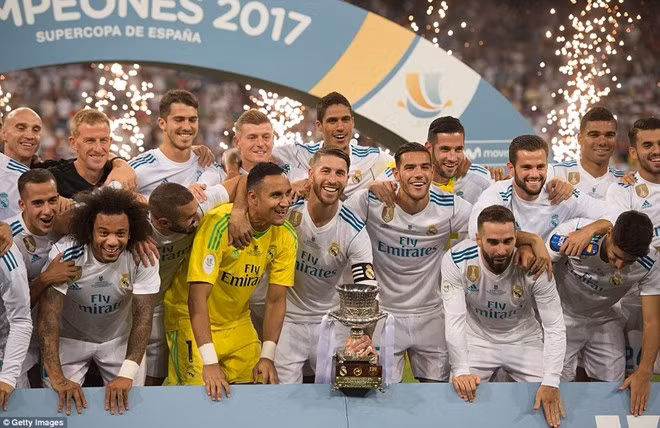 Real Madrid giành Siêu cúp Tây Ban Nha.