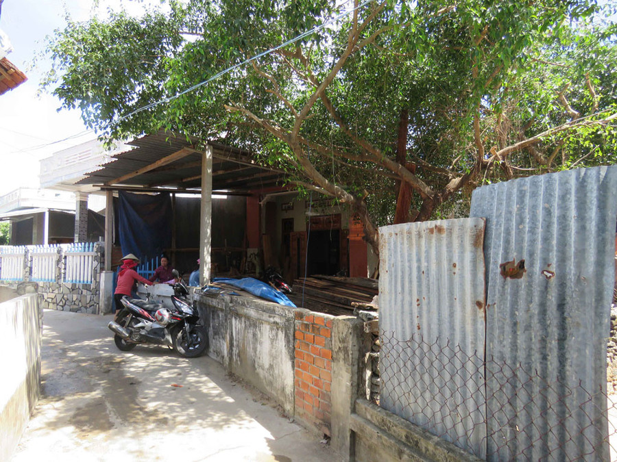  Căn nhà của gia đình chị Thúy tại xã An Chấn, huyện Tuy An (Phú Yên)