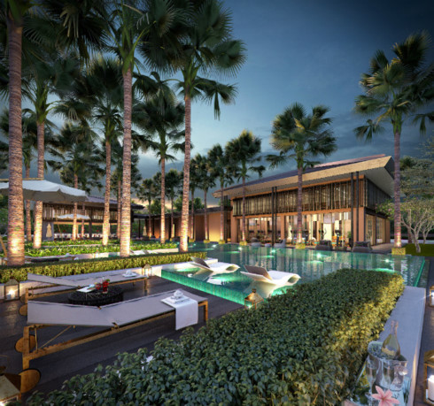 Khu tiện ích The Mansions Club. Khu tiện ích The Mansions Club.