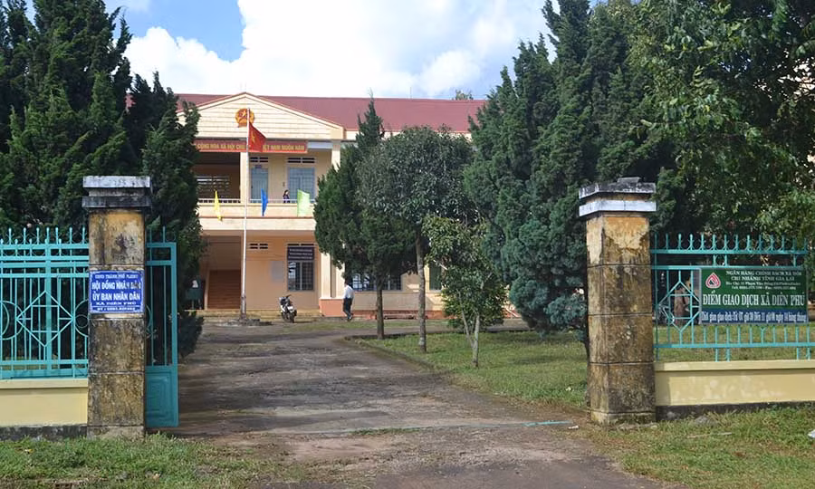  Công sở xã Diên Phú, TP. Pleiku. Ảnh: Hoàng Cư