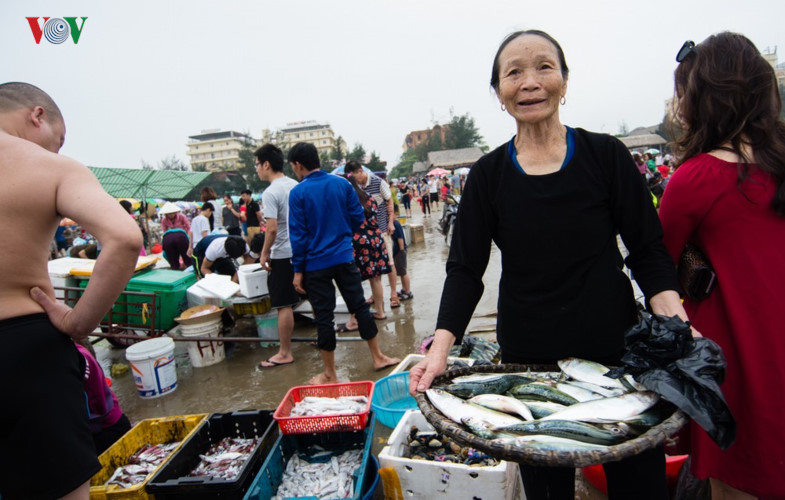 Phần lớn người dân ở Hải Hòa thu nhập chính từ nghề đi biển.