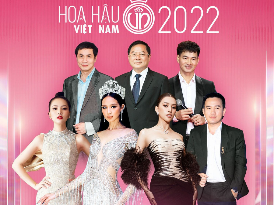 7 giám khảo của cuộc thi Hoa hậu Việt Nam 2022. Ảnh: BTC