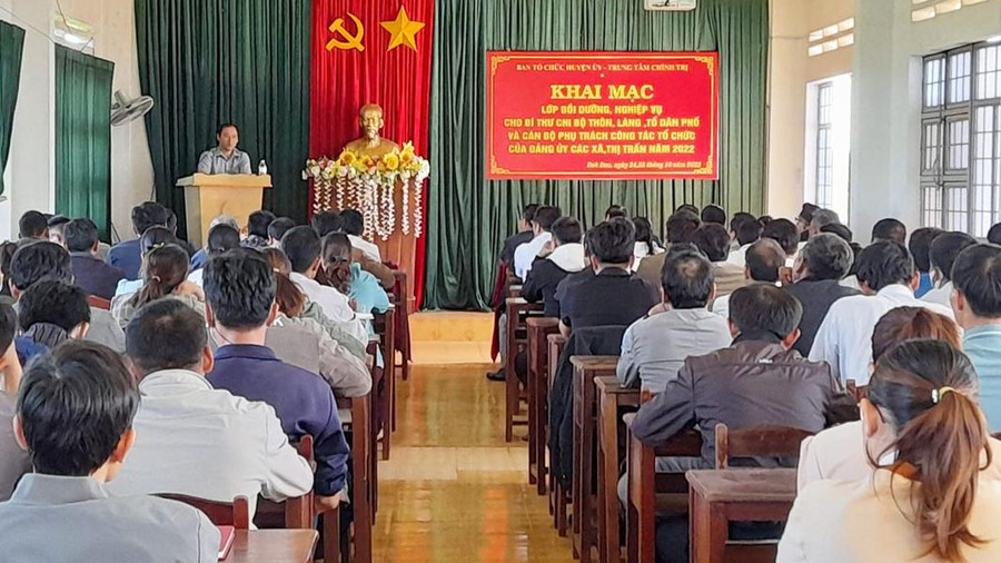 Quang cảnh lớp bồi dưỡng. Ảnh: Kỳ Anh