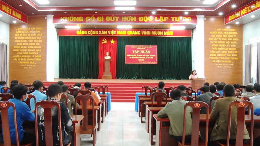 Toàn cảnh lớp tập huấn. Ảnh: Mỹ Đức