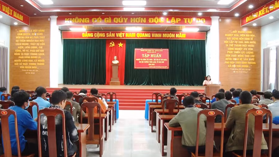 Toàn cảnh lớp tập huấn. Ảnh: Mỹ Đức