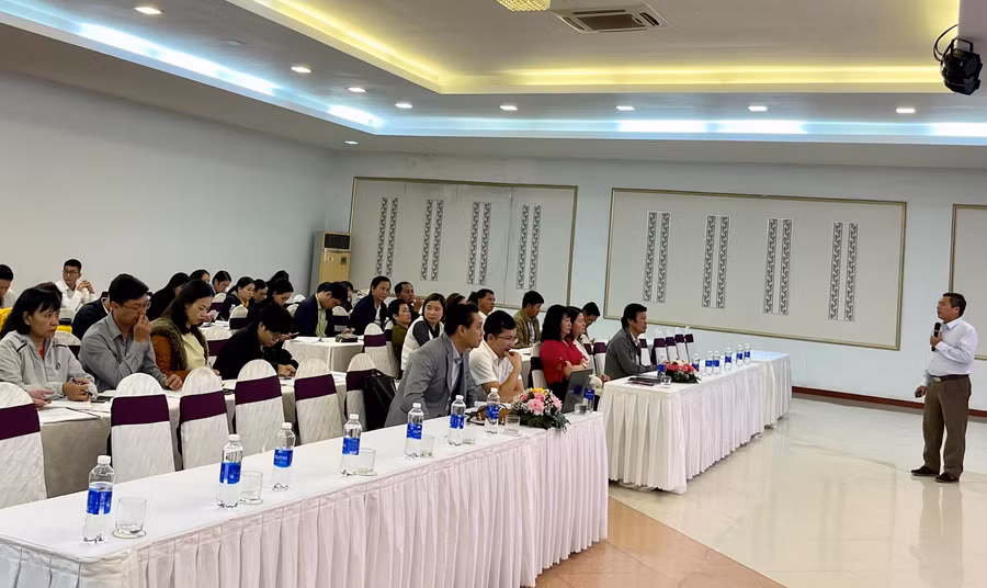 Quang cảnh hội nghị tập huấn. Ảnh: Vũ Thảo