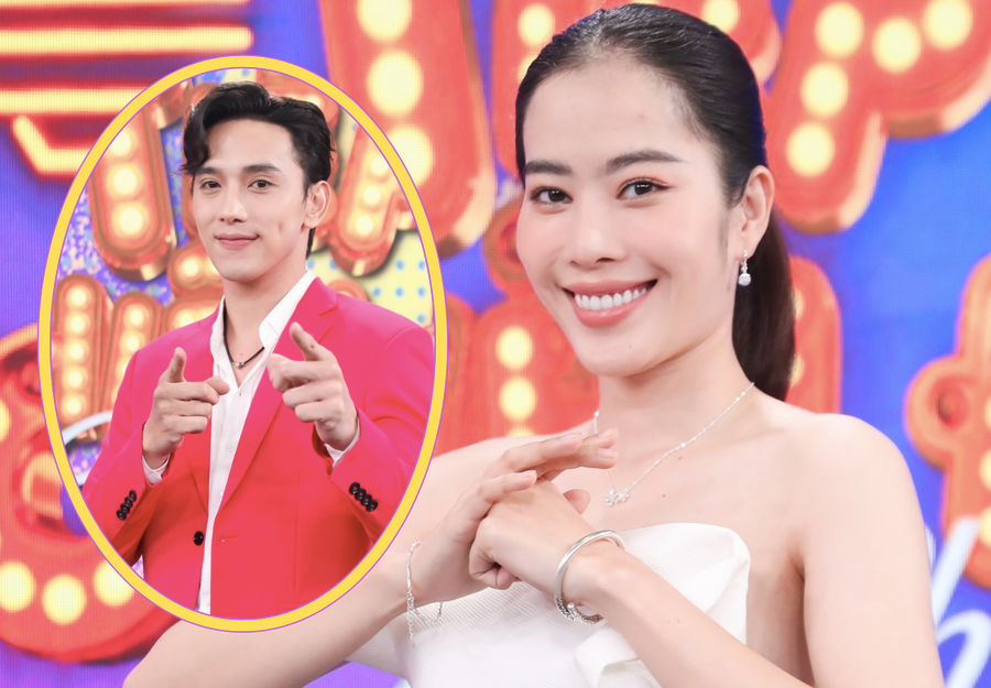 Nam Em phản ứng bất ngờ khi được hỏi có cưới Thuận Nguyễn không. Ảnh: BTC