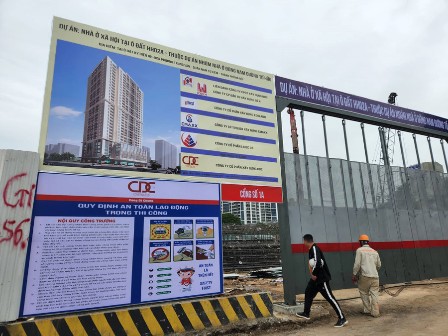 Dự án nhà ở xã hội NHS Trung Văn. Ảnh: Cao Nguyên