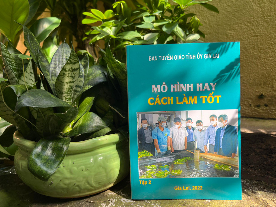 Bìa tập sách “Mô hình hay, cách làm tốt”. Ảnh: Phương Vi
