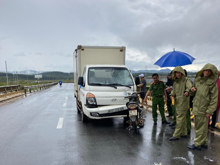 Hiện trường vụ tai nạn. Ảnh: Đức Nhật