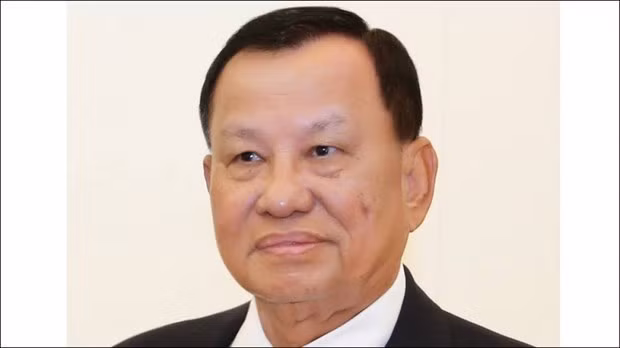 Chủ tịch Thượng viện Vương quốc Campuchia Samdech Say Chhum. (Ảnh: TTXVN)