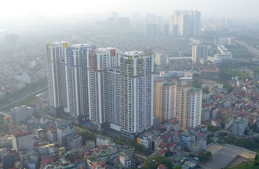 Giá nhà ở tại vùng trung tâm TP.Hà Nội tăng mạnh trong thời gian gần đây. Ảnh: Lê Quân