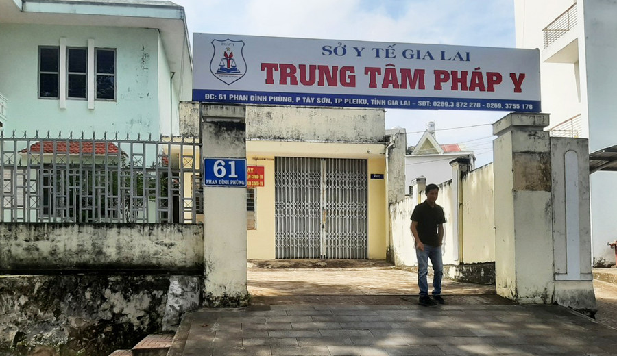 Trụ sở Trung tâm Pháp y tỉnh. Ảnh: Hạ Vy Trụ sở Trung tâm Pháp y tỉnh. Ảnh: Hạ Vy