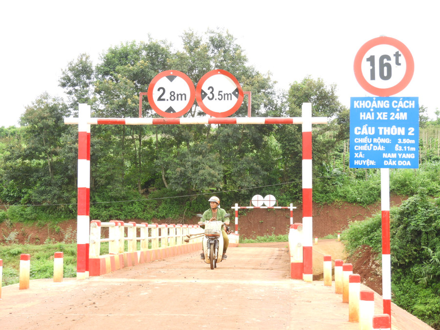 Nông dân xã Nam Yang tích cực góp phần xây dựng nông thôn mới theo tiêu chí nâng cao. Ảnh: Thanh Nhật