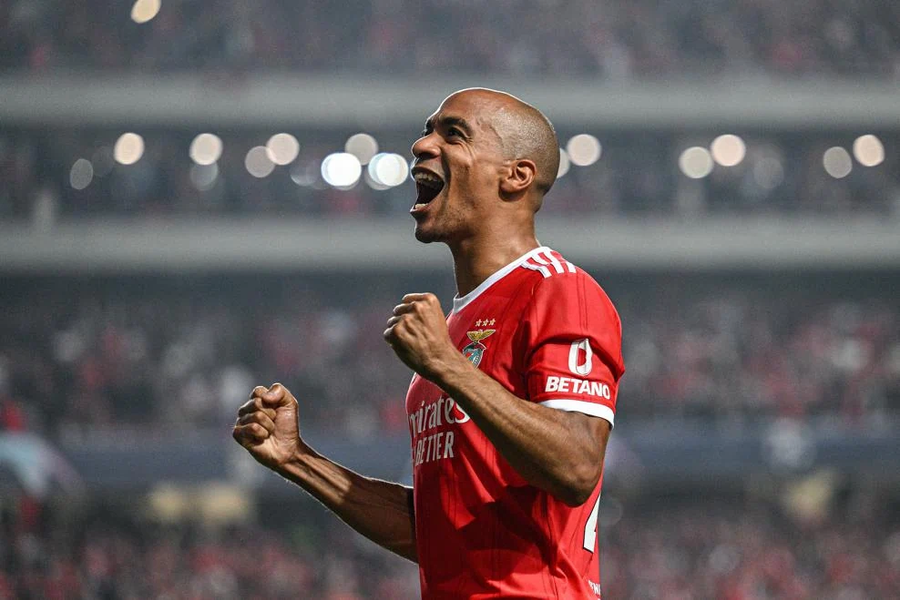 Cầu thủ Benfica ăn mừng chiến thắng Juventus 4-3. Ảnh: UEFA Cầu thủ Benfica ăn mừng chiến thắng Juventus 4-3. Ảnh: UEFA