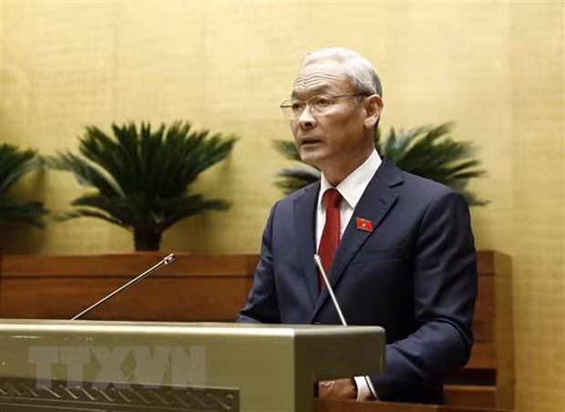 Chủ nhiệm Ủy ban Tài chính, Ngân sách của Quốc hội Nguyễn Phú Cường. Ảnh: An Đăng/TTXVN