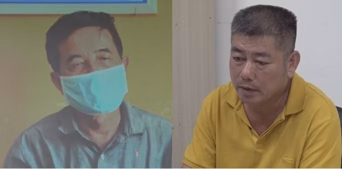 Phan Thanh Hữu (trái) và Nguyễn Hữu Tứ là "ông trùm" trong đường dây. Phan Thanh Hữu (trái) và Nguyễn Hữu Tứ là