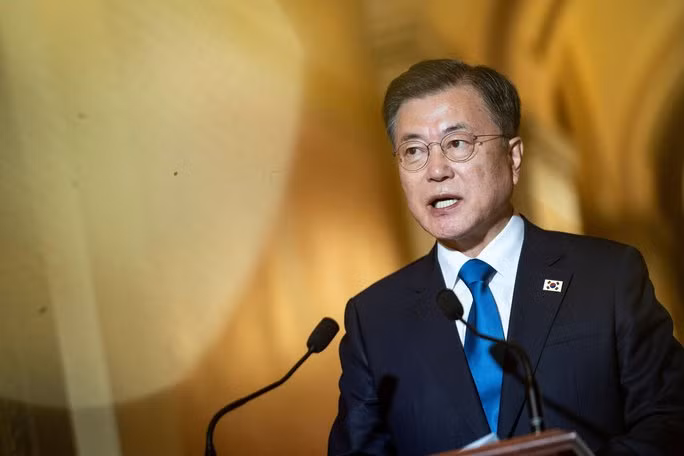 Cựu Tổng thống Hàn Quốc Moon Jae-in. Ảnh: Reuters