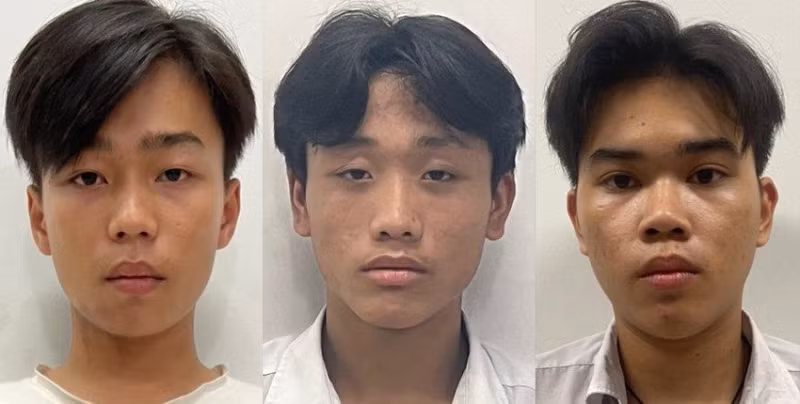 3 đối tượng chủ chốt trong nhóm đòi nợ không được nên dàn cảnh đánh người cướp tài sản.