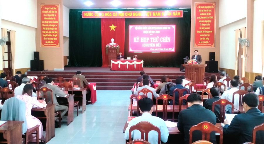 Quang cảnh kỳ họp. Ảnh: Hồng Hạnh