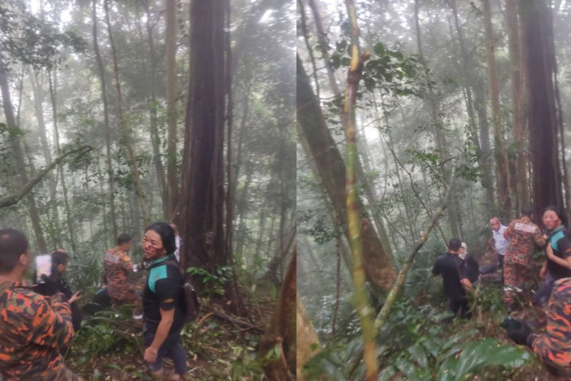  Lực lượng cứu hộ nhanh chóng tìm thấy các nạn nhân và tiến hành sơ cứu tại chỗ. Ảnh: The Star