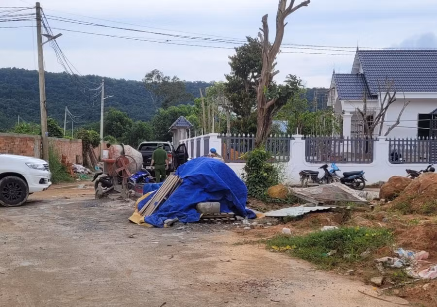 Khu vực xảy ra vụ nổ súng. Ảnh: Xuân Lam