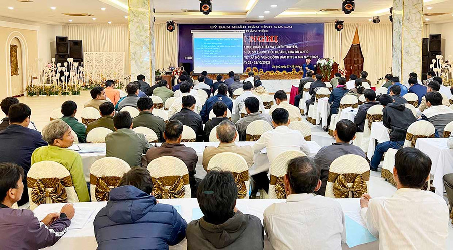  Quang cảnh lớp tập huấn. Ảnh: Ngọc Thu