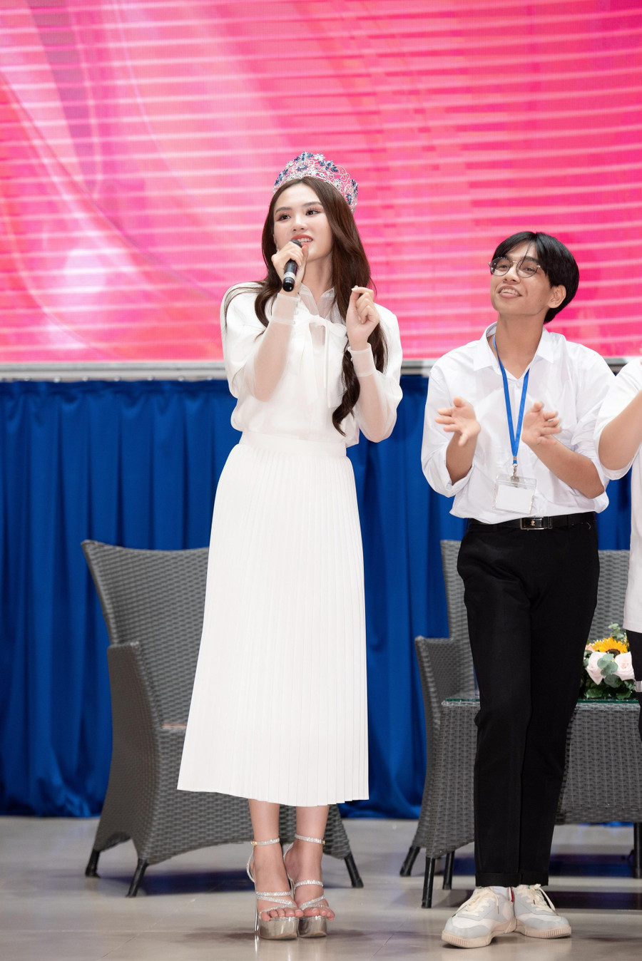  Trở lại với cuộc thi Miss World Vietnam 2022 khi từng vào top 5 Hoa hậu Việt Nam, Mai Phương không cho rằng đó là rào cản. 