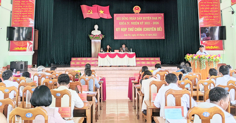 Quang cảnh kỳ họp. Ảnh: Nguyễn Hiền Quang cảnh kỳ họp. Ảnh: Nguyễn Hiền