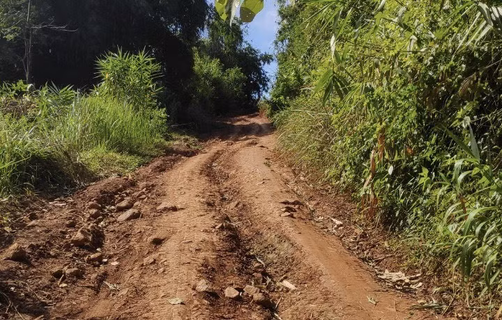 Một tuyến đường giao thông ở huyện Đắk Song đang vướng dự thảo Quy hoạch khai thác quặng Alumin nên không thể đầu tư xây dựng, ảnh hưởng đến việc phát triển kinh tế xã hội của địa phương. Ảnh: Phan Tuấn