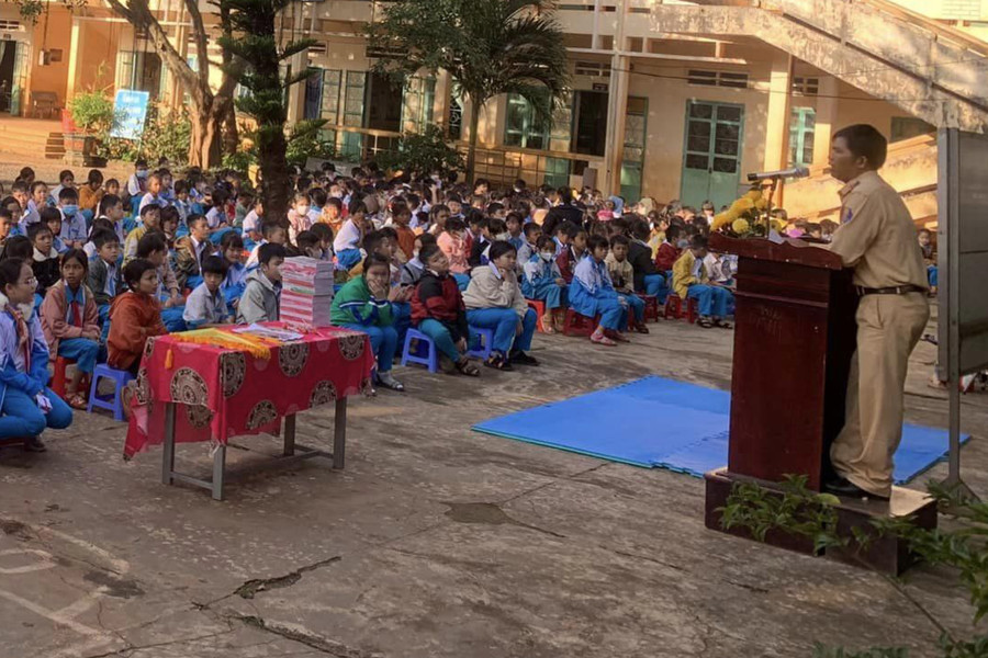 Quang cảnh buổi phát động. Ảnh: Lê Thương Quang cảnh buổi phát động. Ảnh: Lê Thương