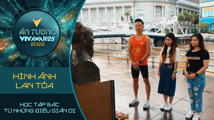 Học tập Bác từ những điều giản dị kể những câu chuyện về tình yêu của một người nước ngoài dành cho Việt Nam, tình cảm của một người Việt Nam sống ở nước ngoài hướng về Bác Hồ.