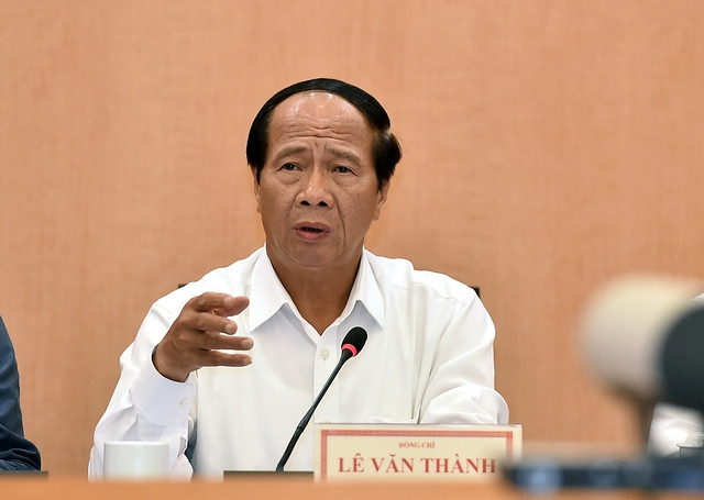 Phó Thủ tướng Chính phủ Lê Văn Thành. Ảnh: VGP/Đức Tuân
