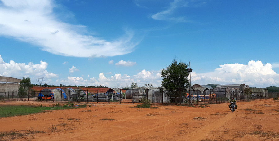 Dự án Nhà máy bột giấy và giấy Tân Mai Kon Tum bị cậm tiến độ nhiều năm qua. Ảnh nguồn Báo Đầu Tư