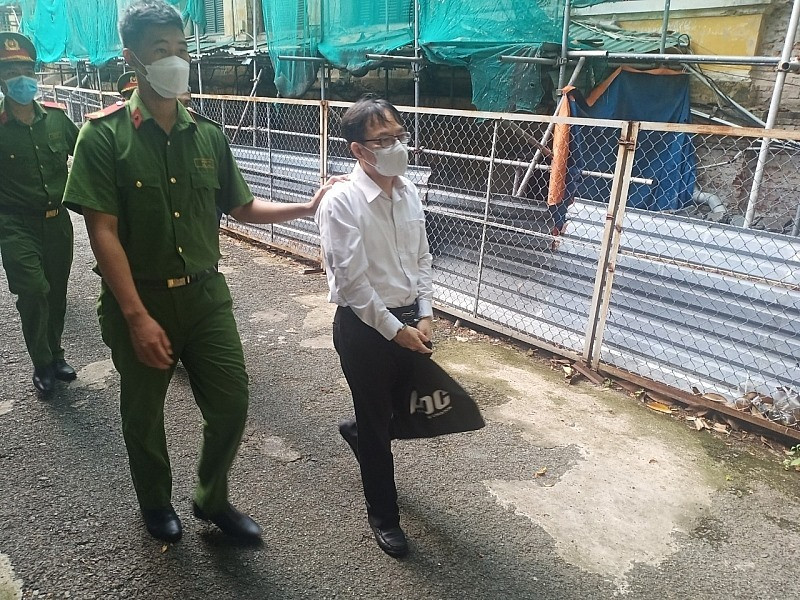 Diệp Dũng tại phiên tòa sơ thẩm.