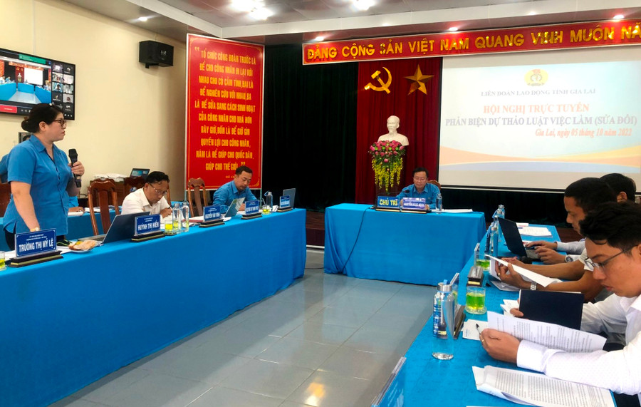 Toàn cảnh Hội nghị phản biện, góp ý Dự thảo Luật Việc làm (sửa đổi). Ảnh: Đinh Yến Toàn cảnh Hội nghị phản biện, góp ý Dự thảo Luật Việc làm (sửa đổi). Ảnh. Đinh Yến