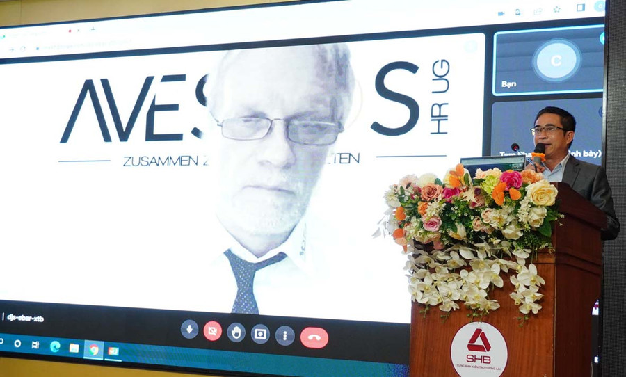 Ông Ngô Đăng Công phát biểu tại hội thảo. Ảnh: Hồng Thương