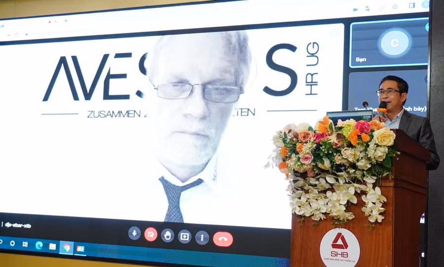 Ông Ngô Đăng Công phát biểu tại hội thảo. Ảnh: Hồng Thương