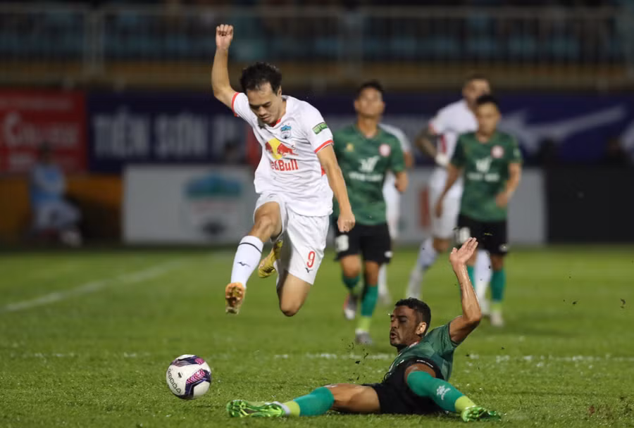 HAGL đã không thể vượt qua đội bóng đang 