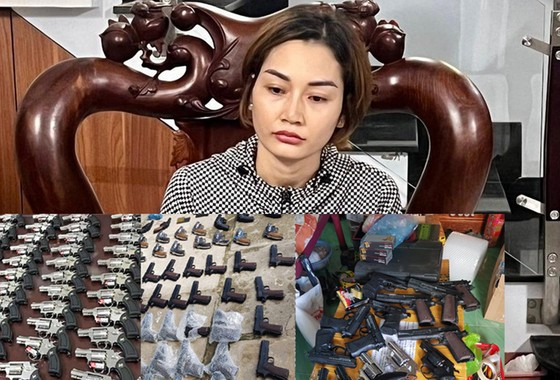 Vũ Thị Diệp được xác định có vai trò rất quan trọng trong đường dây mua bán vũ khí, công cụ hỗ trợ quy mô “cực khủng”. Ảnh: CTV. Vũ Thị Diệp được xác định có vai trò rất quan trọng trong đường dây mua bán vũ khí, công cụ hỗ trợ quy mô “cực khủng”. Ảnh: CTV.