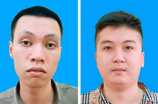 Hai bị can liên quan đến hành vi hack Facebook, chiếm đoạt tiền tỉ. Ảnh: CACC Hai bị can liên quan đến hành vi hack Facebook, chiếm đoạt tiền tỉ. Ảnh: CACC