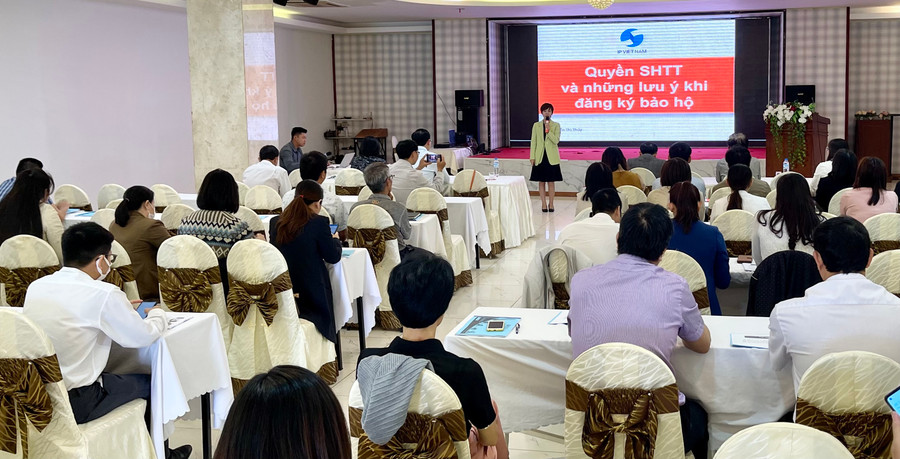 Quang cảnh hội nghị tập huấn. Ảnh: Vũ Thảo Quang cảnh hội nghị tập huấn. Ảnh Vũ Thảo